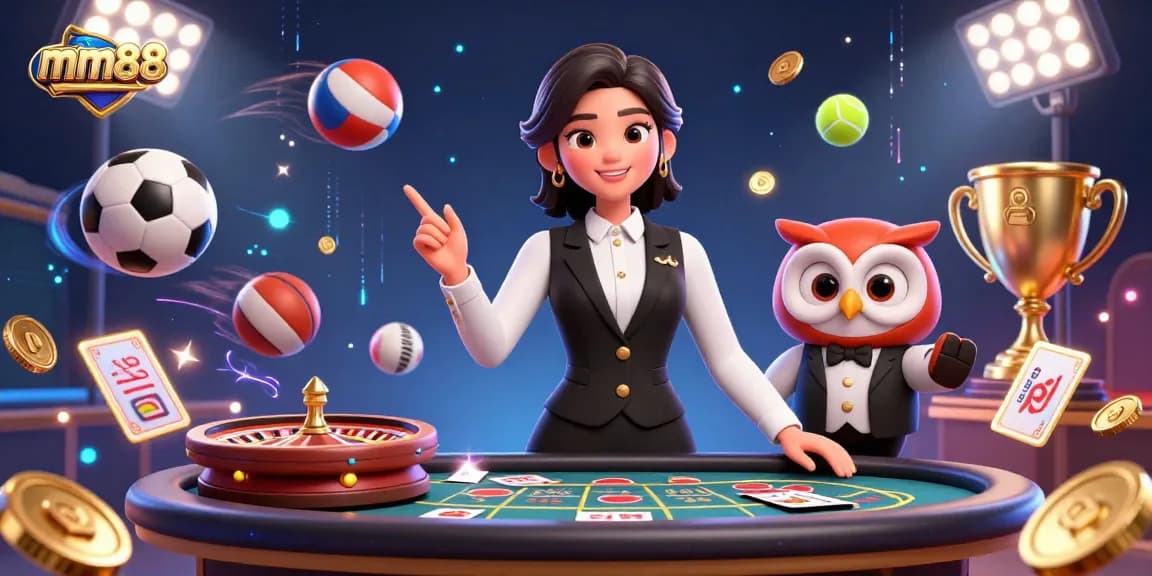 Engage with mm88's thrilling baccarat experience featuring top dealers and festive game elements.