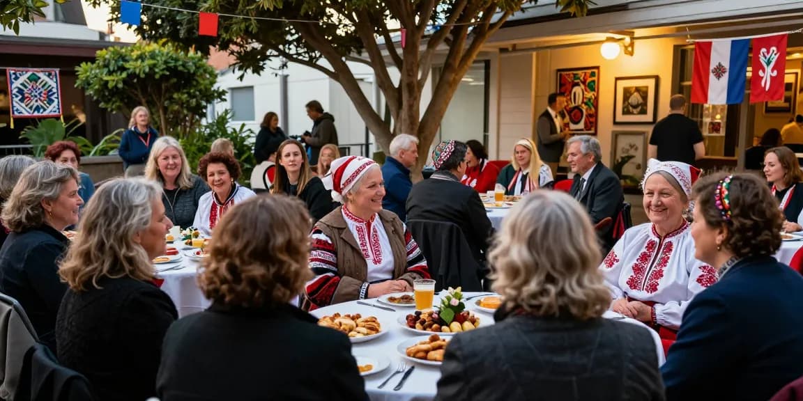 Community cultural gathering of Polish citizens in San Francisco at https://www.sfpol.com/, showcasing heritage and togetherness.