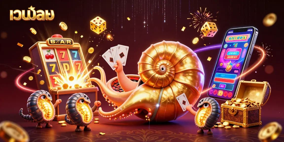 Engage in web-based sports betting with เว็บบอล showcasing vibrant 3D casino elements.