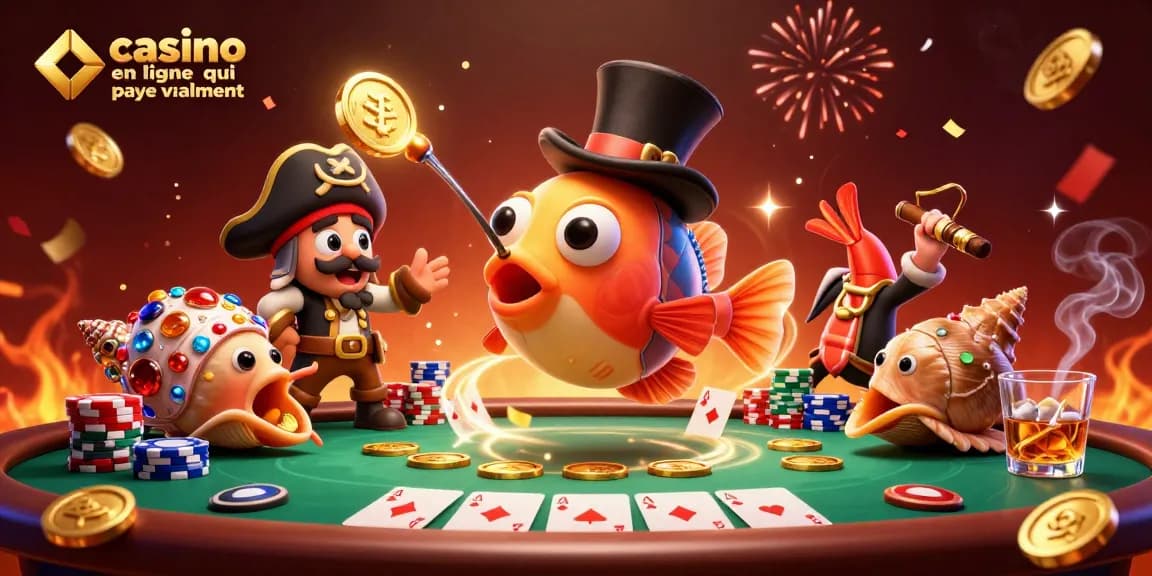 casino en ligne qui paye vraiment : explorez un monde sous-marin excitant avec des personnages animés gagnant des pièces d'or.