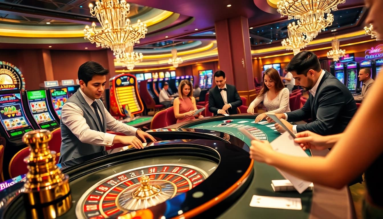 Plongez dans l'excitation du casino en ligne Français avec des tables de jeu de luxe et des visuels éclatants.