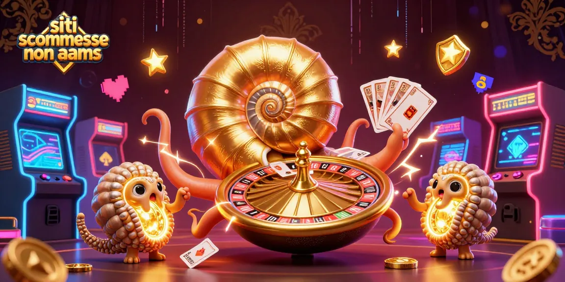 Gioca nei siti scommesse non AAMS con l'affascinante nautilus e macchine arcade brillanti.