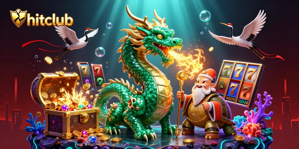 Win big at hitclub with vibrant casino action bursting with slot reels and lucky symbols.