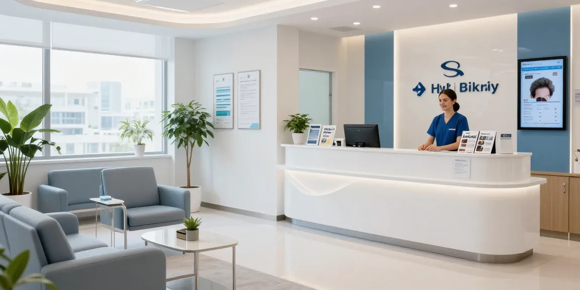 Hair transplant turkey consultation and patient care at a modern health clinic.