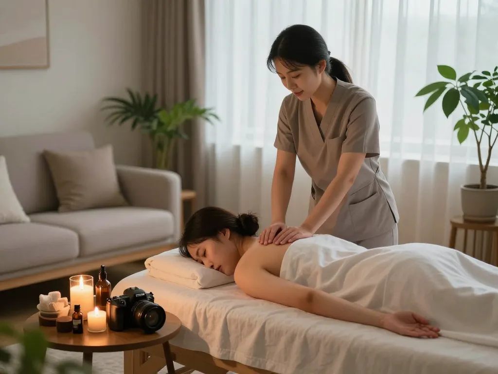 Experience tranquil 부천 출장마사지 in a serene home setting with soothing ambiance and expert care.