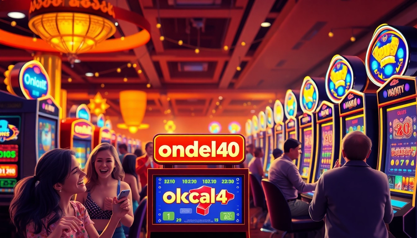 Menangkan pada ondel4d slot dengan pemain bersemangat di kasino digital yang meriah.