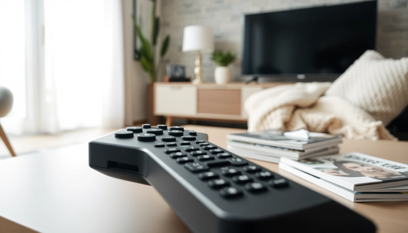 Nutzen Sie die Samsung Fernbedienung RU7179U, um Ihr Fernseherlebnis zu verbessern. Ergonomisch und stilvoll.