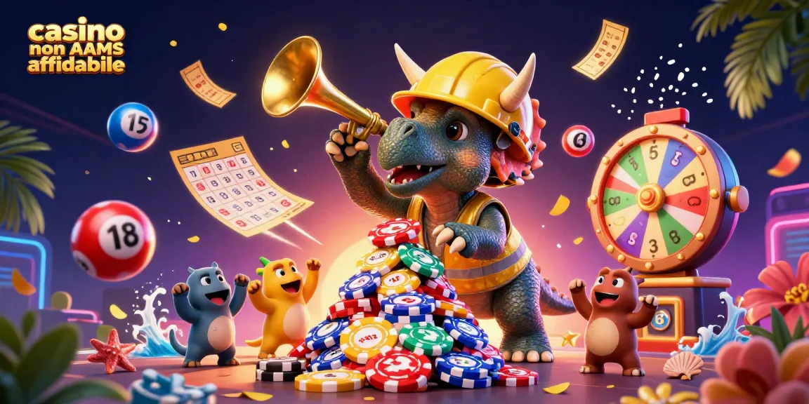 Crea un'esperienza emozionante nei casinò non AAMS affidabili con triceratopi e premi in palio.