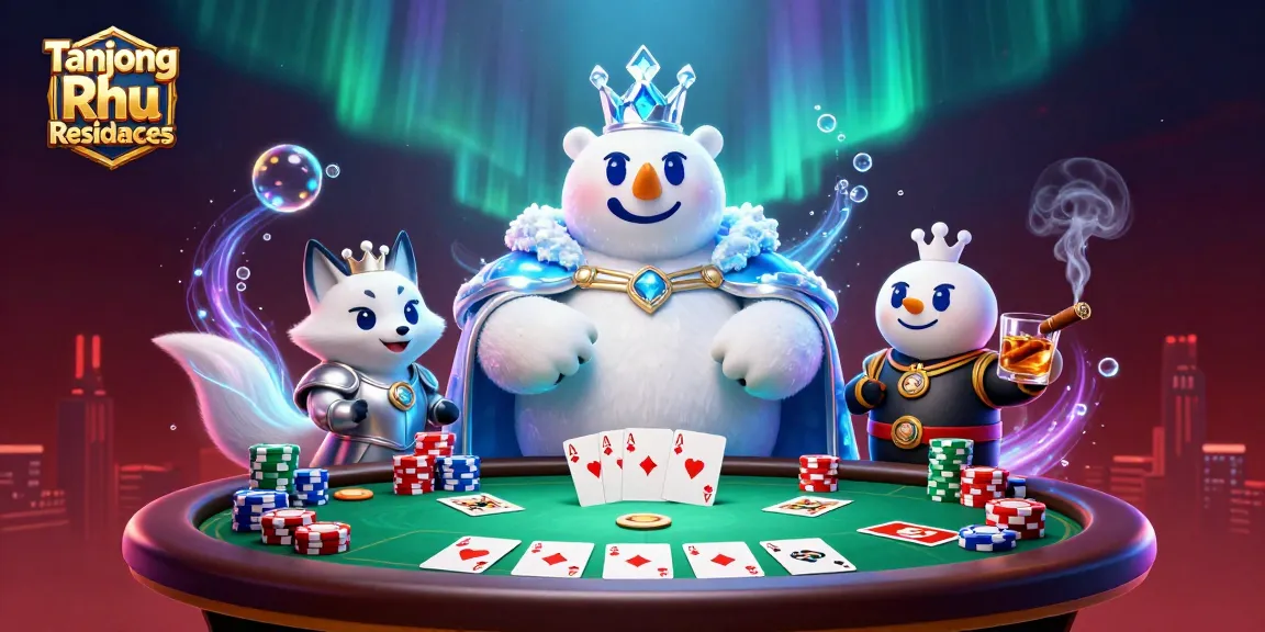 Tanjong Rhu Residences blares with excitement as ice king and snow fox immerse in vibrant poker action.