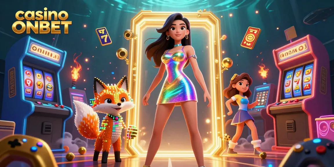 Experience thrilling gameplay at casino ONBET with vibrant 3D characters and dynamic slot machines.