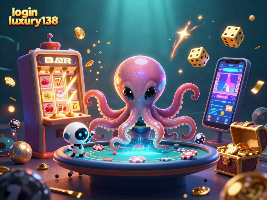 Mainkan poker di luar angkasa dengan login luxury138 menggunakan karakter unik dan elemen kasino penuh warna.