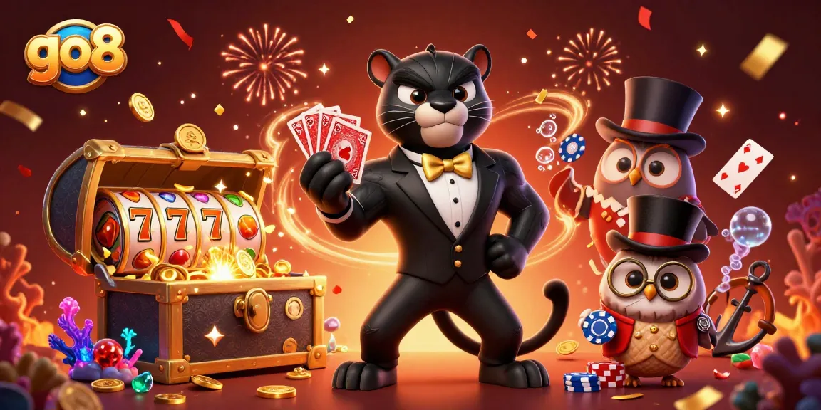 Experience thrilling gameplay at go8 with vibrant casino elements and engaging characters.