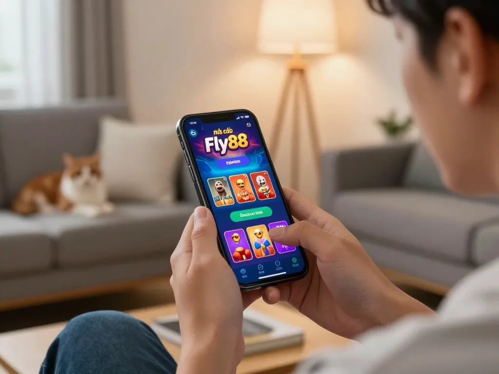 Experience thrilling bets with nhà cái fly88 app on mobile while relaxing in a cozy home.