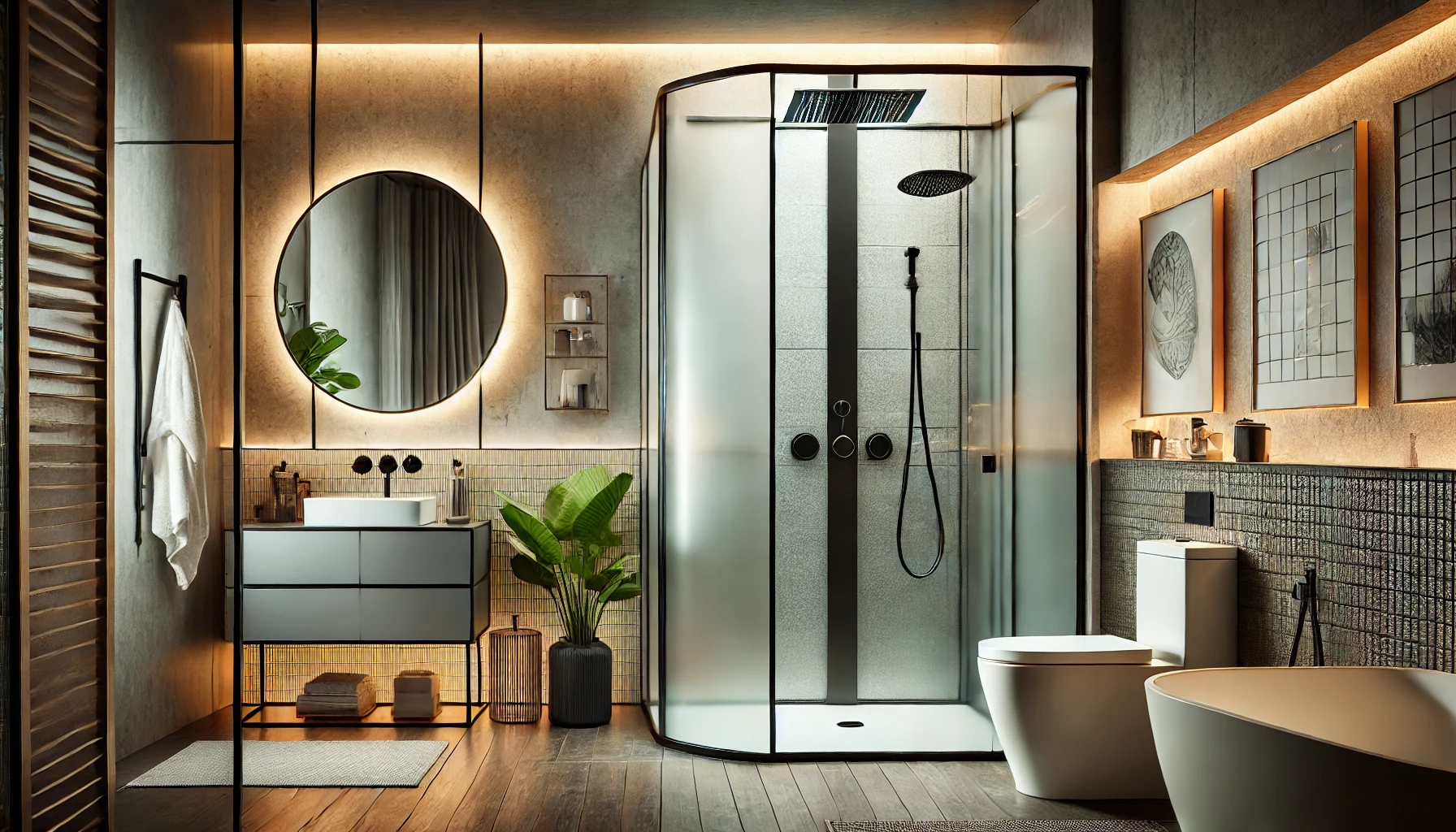 Paroi de douche à l'italienne : conseils de pro pour un espace douche fonctionnel et stylé