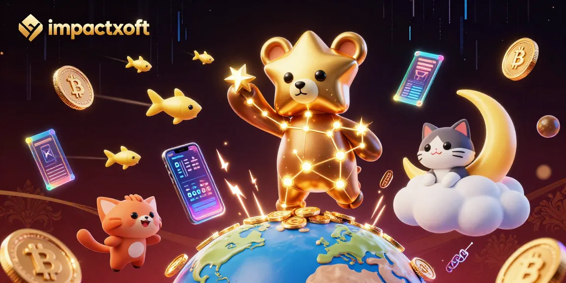 Experience the wonders of impactxoft within this vibrant casino illustration with animated characters and rich elements.