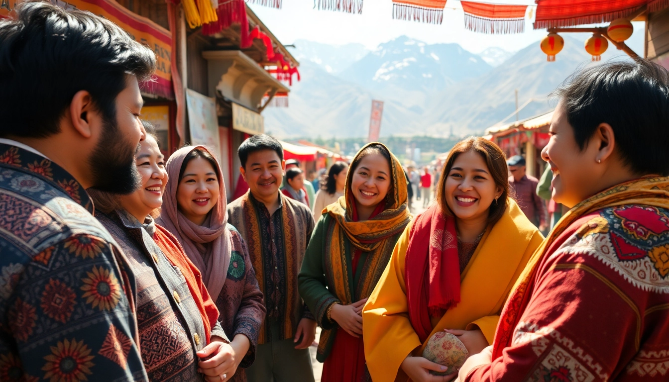 Uyghurs Community celebrating cultural heritage in a traditional gathering.