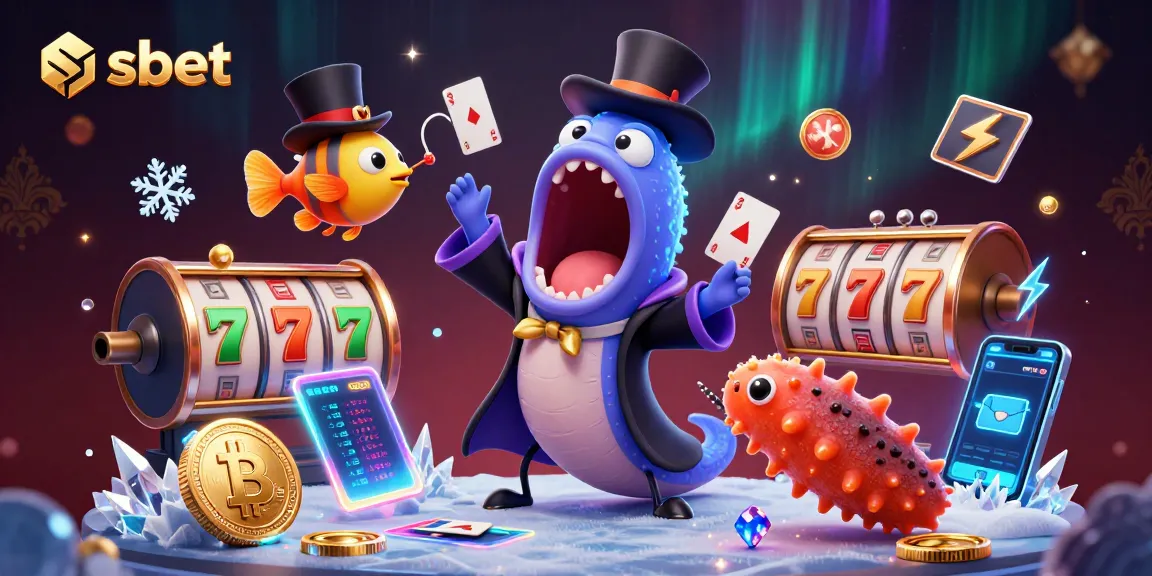 shbet showcases vibrant animated elements in a captivating underwater casino scene.