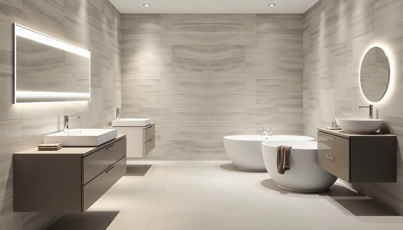 Die modernen Sanitärlösungen von sonni sanitär GmbH in einem eleganten Badezimmer-Design