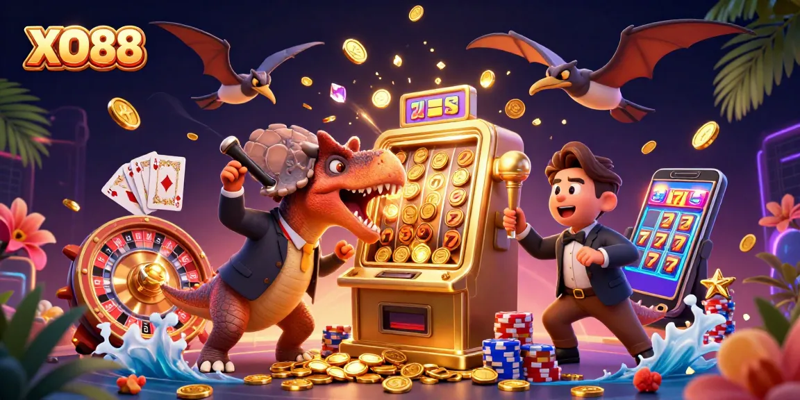 Spin and win with XO88’s dynamic casino scene featuring roaring fun and jackpot excitement!