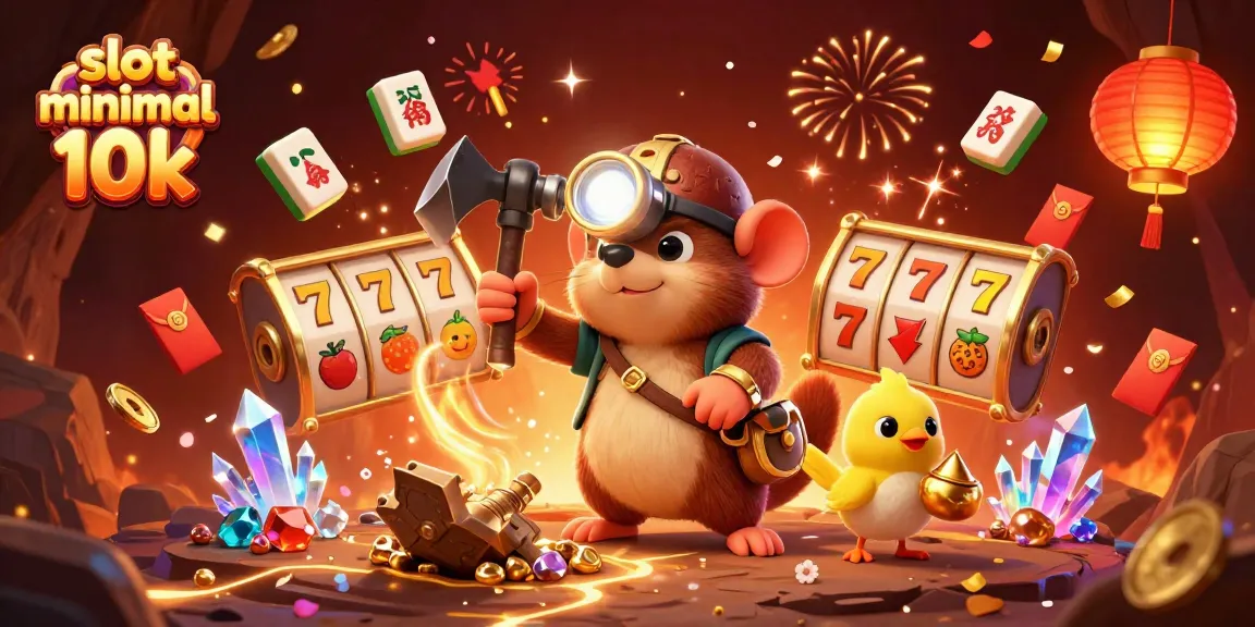Menangkan slot minimal depo 10k dengan karakter pemula dan nuansa perayaan dalam permainan kasino modern.
