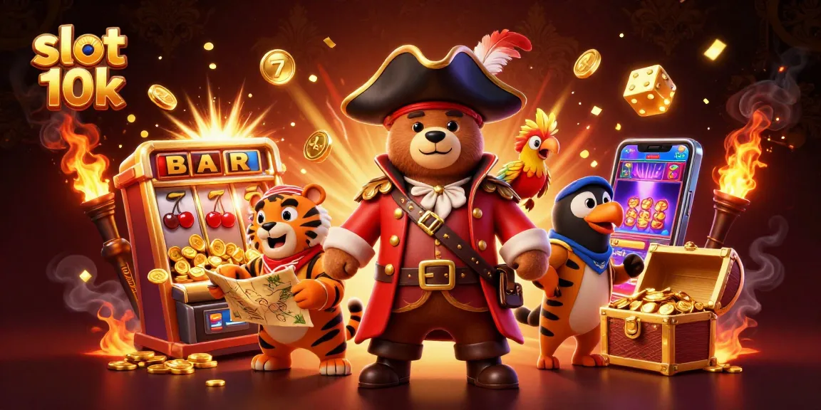 Experience the exciting slot 10k action with vibrant characters and dynamic jackpot elements bursting with energy.