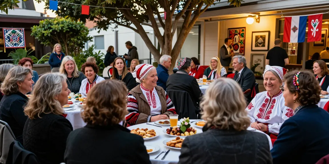 Community cultural gathering of Polish citizens in San Francisco at https://www.sfpol.com/, showcasing heritage and togetherness.