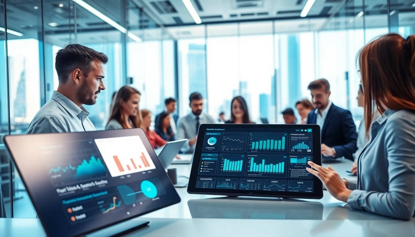 Empower teams with the enterprise assistant platform in a vibrant office setting.