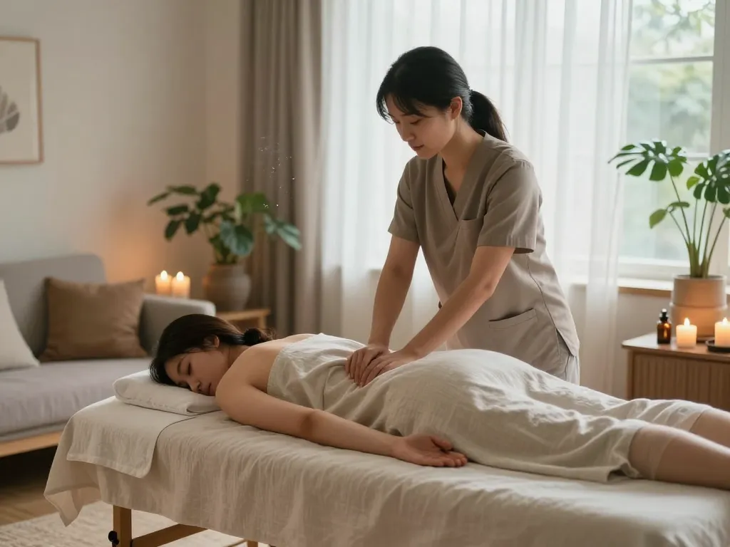 숙련된 치료사와 편안한 요소가 있는 차분한 홈 환경에서 전문 출장마사지를 경험해 보세요.