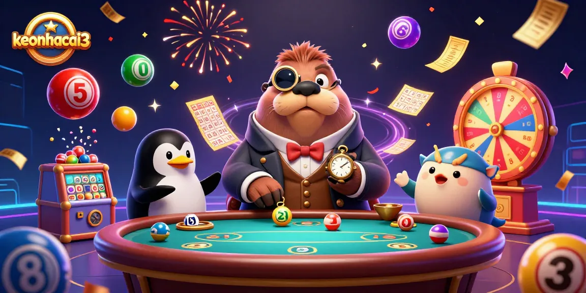 Experience vibrant gameplay at keonhacai3 with unique underwater poker showdown illustration.