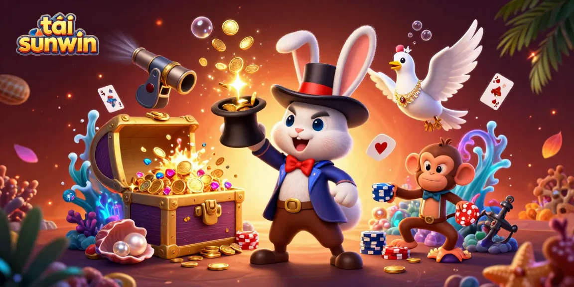 Engage in thrilling adventures as you tải sunwin and explore this vibrant casino-themed illustration.