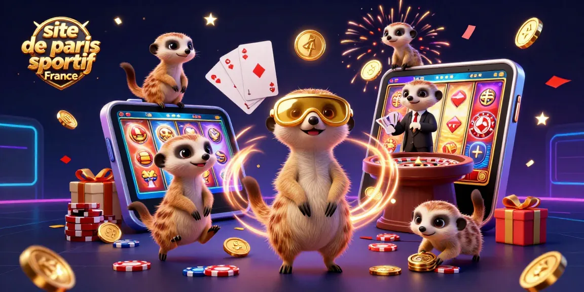 Gagnez rapidement sur le site de paris sportif France avec des animations captivantes de meerkats au casino.