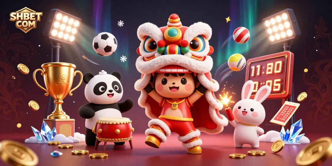 Bet on exciting luck with SHBET COM featuring dynamic games and vibrant festive characters.