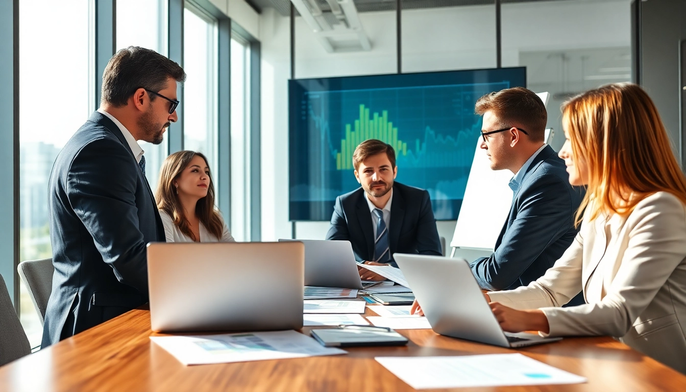 Engaging professionals strategizing Acquisition Planning/Strategy Capture Management in a bright conference room.