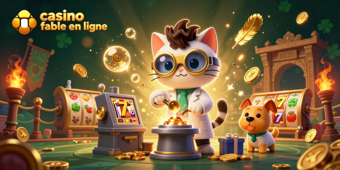 Vivez l'excitation dans un casino fiable en ligne avec le chat scientifique fou créant des pièces d'or !