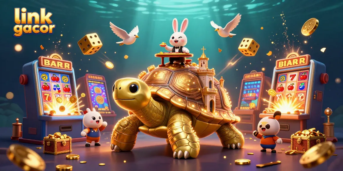 Experience thrilling winning moments with link slot gacor surrounded by dynamic casino elements.