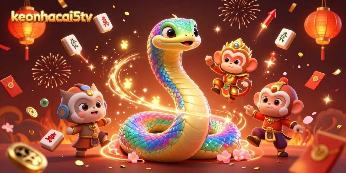 Experience keonhacai5tv's thrilling gambling adventures with a vibrant 3D casino scene full of excitement.