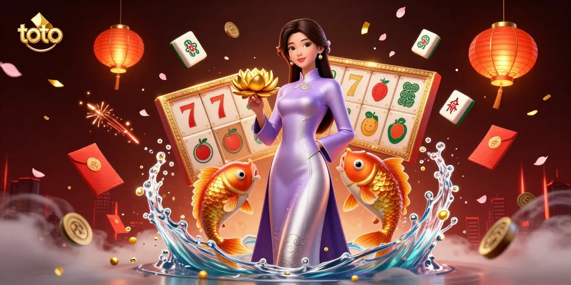 Engage with toto gaming thrills through a vibrant illustration of captivating casino elements.