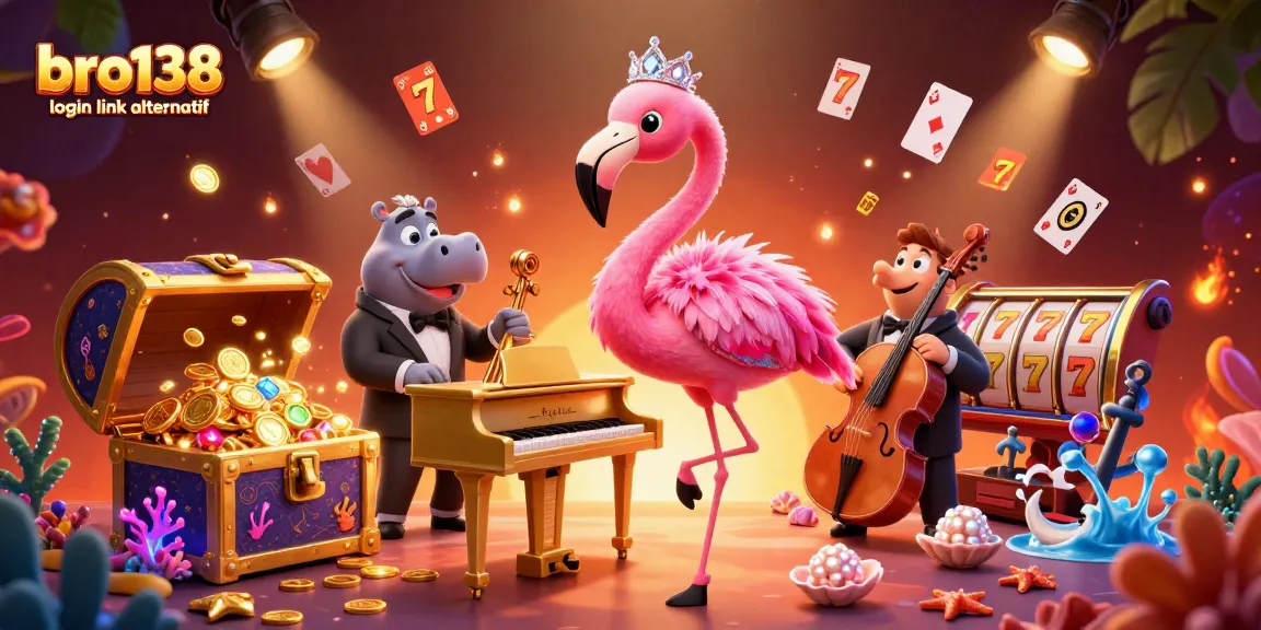 Engage with the bro138 login link alternatif through immersive casino fun featuring vibrant characters and colorful game elements.