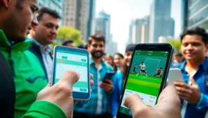 Engaging users with sports betting apps India featuring dynamic betting interfaces.