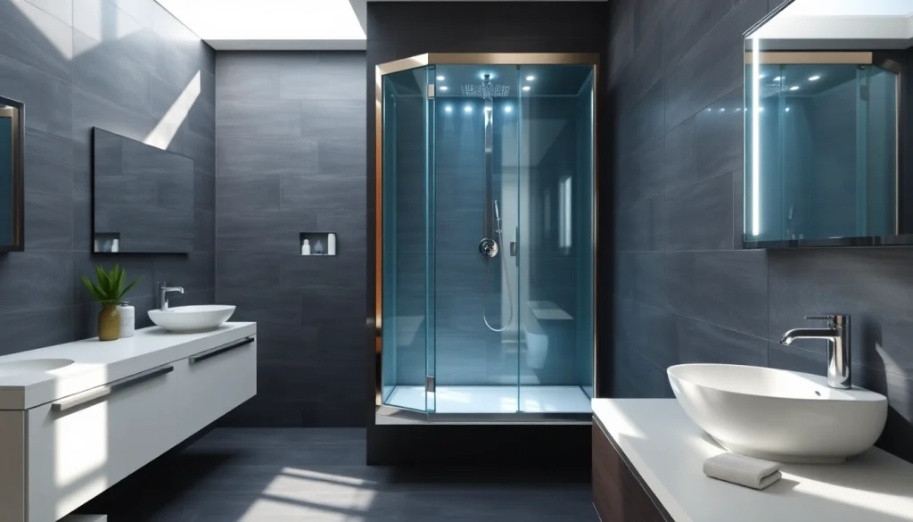 Erleben Sie die elegante sonni Duschkabine mit modernem Design und hochwertigem Glas.