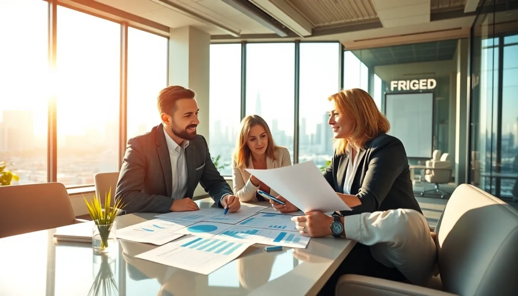 Engaged financial advisor offers retirement planning San Antonio strategies in a modern office.