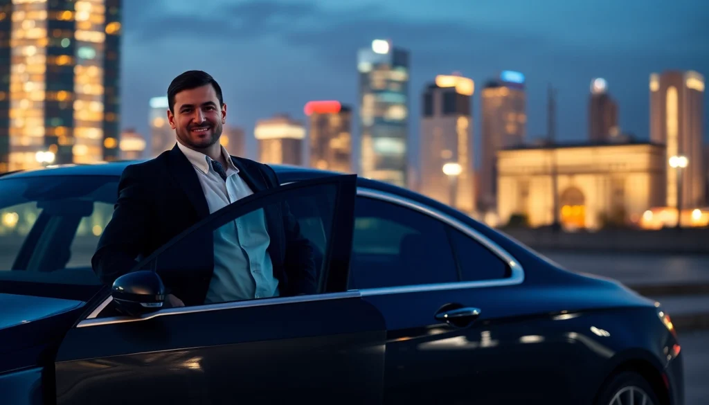 Experience top-tier Chauffeur Hire Nottingham with a professional chauffeur in a luxurious sedan.