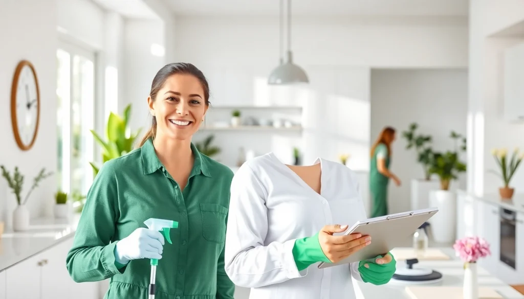Cleaning Service team member professionally cleaning a bright home, highlighting transformation.