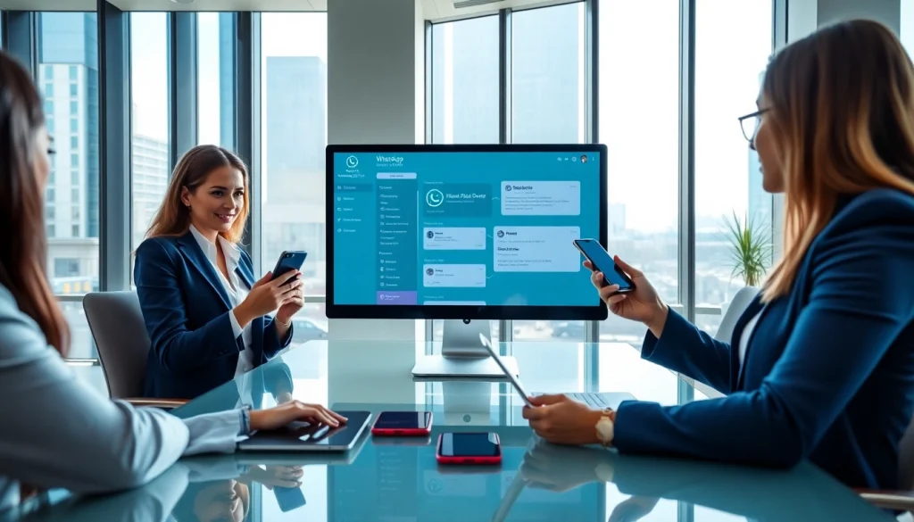 Engage clients effectively with WhatsApp Smart CRM using modern technology in a dynamic business setting.