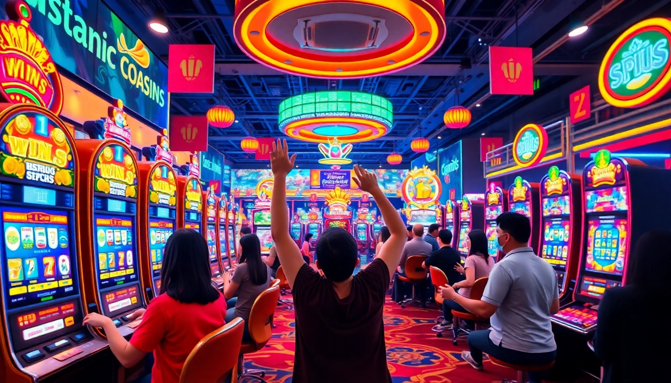 Menampilkan antusiasme di Istana777 Situs dengan pemain menang di slot.
