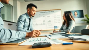 카드깡와 관련된 금융 상담 scène, 전문가가 고객에게 조언하는 모습