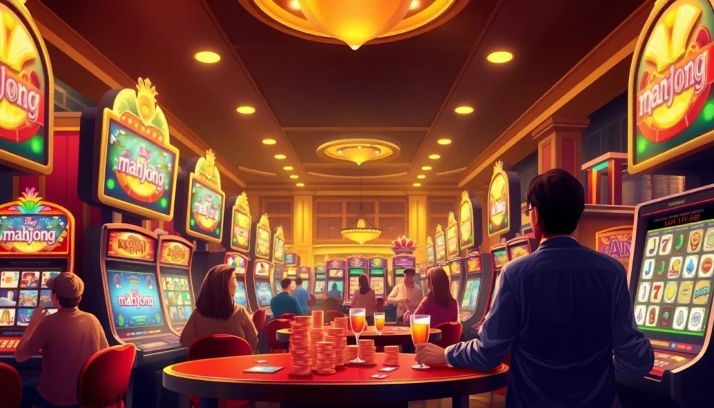 Experience the exciting action of the slot demo mahjong, showcasing thrilling gameplay and vibrant casino atmosphere.