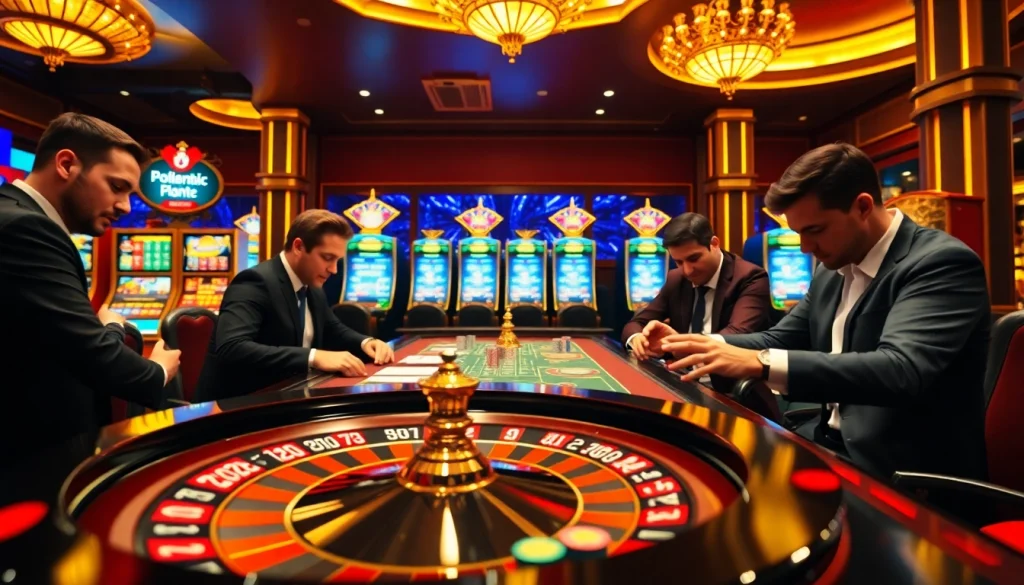 Experience thrilling gameplay at https:/nk88.us.com/ with vibrant casino tables and poker action.