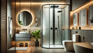 DALL·E-2024-06-21-16.56.35-A-modern-bathroom-with-a-stylish-shower-enclosure-in-a-different-design.-The-enclosure-features-frosted-glass-panels-and-black-matte-fittings-exuding (1)
