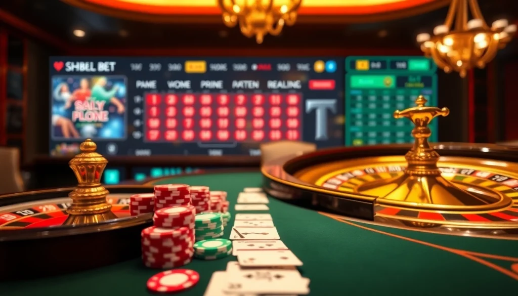 Win big at SHBET with an exciting casino table and a luxurious gambling scene.